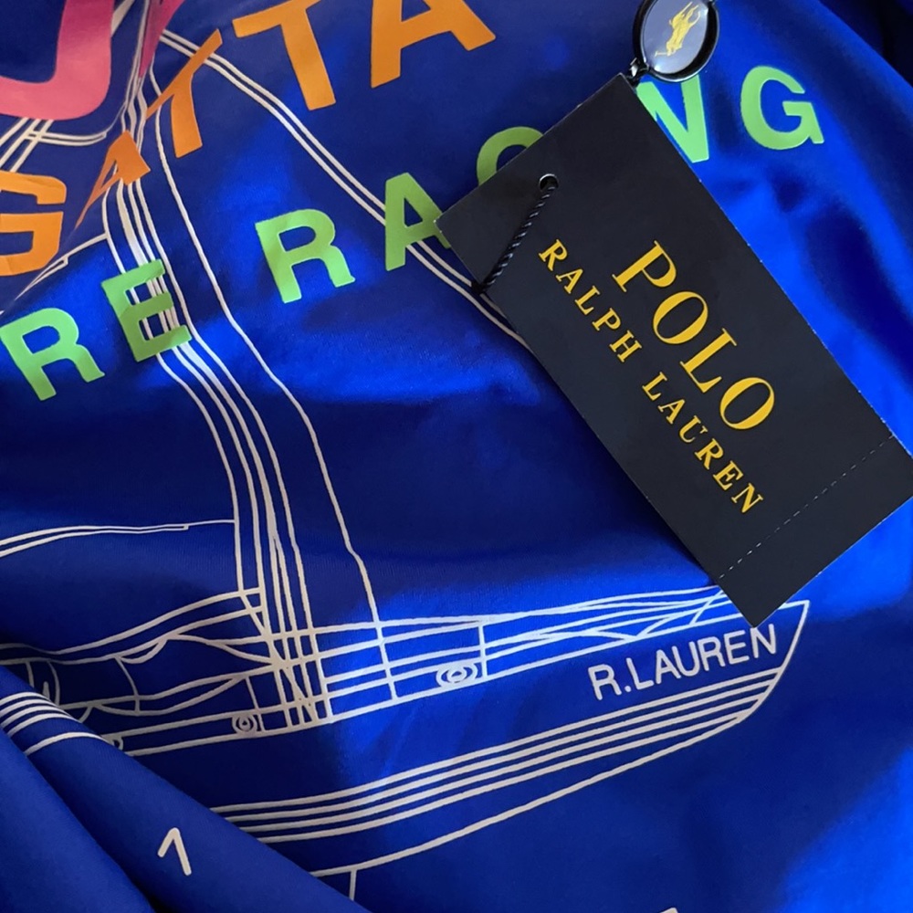 RALPH LAUREN POLO Sailboat Regatta 1-piece Swimsuit Woman’s Sz M NEW TAGS RARE! - Picture 8 of 9